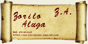 Zorilo Aluga vizit kartica